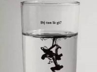 Độ tan là gì?
