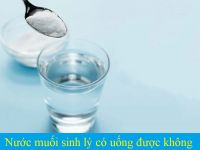 Nước muối sinh lý có uống được không